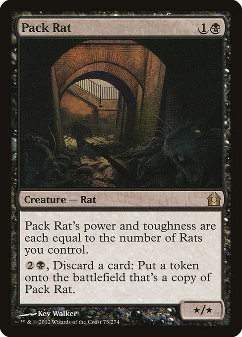Pack Rat - Return to Ravnica Rare Card