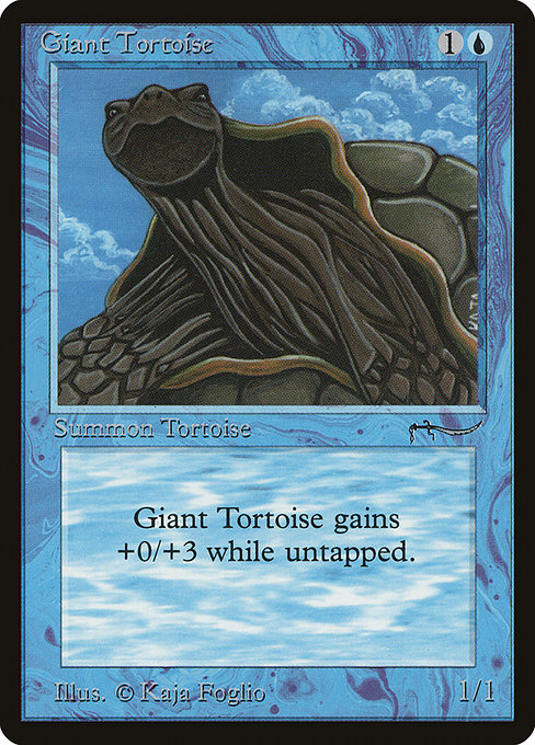 Giant Tortoise - Arabian Nights Common Card