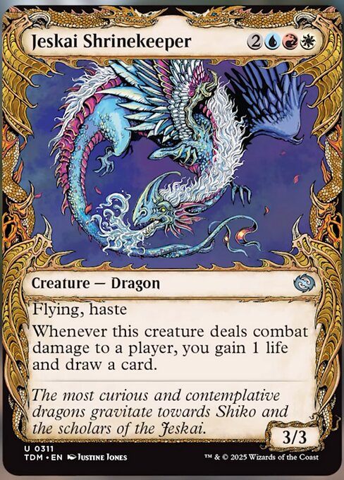 Jeskai Shrinekeeper - Tarkir: Dragonstorm Uncommon Card