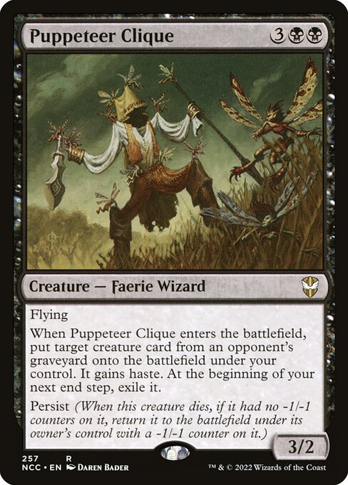 Puppeteer Clique - New Capenna Commander Rare Card