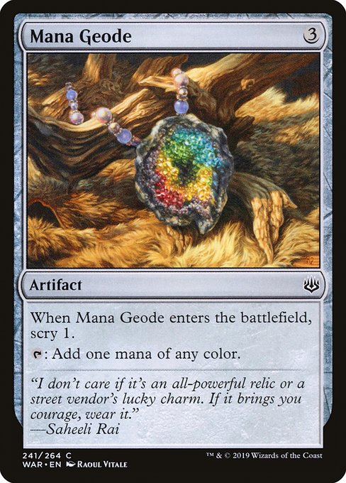 Mana Geode - War of the Spark Common Card