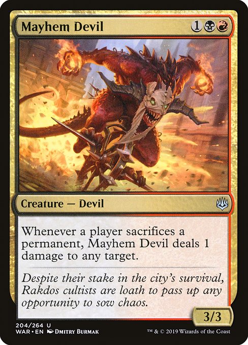 Mayhem Devil - War of the Spark Uncommon Card
