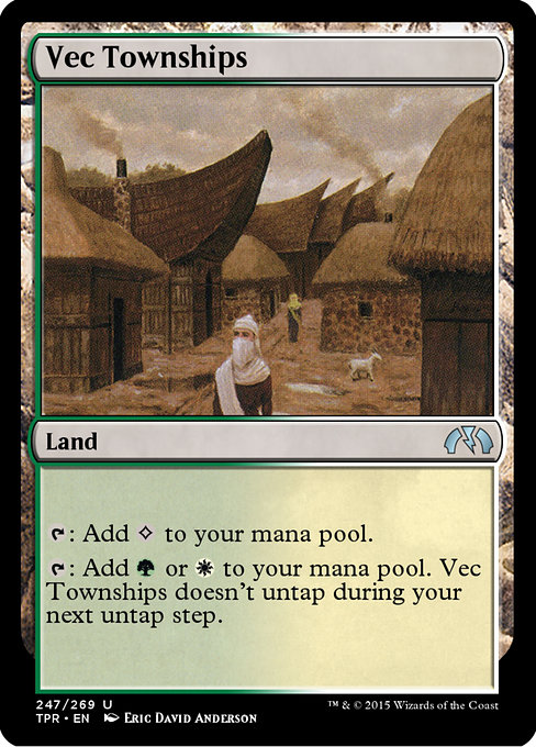 Vec Townships - Tempest Remastered Uncommon Card
