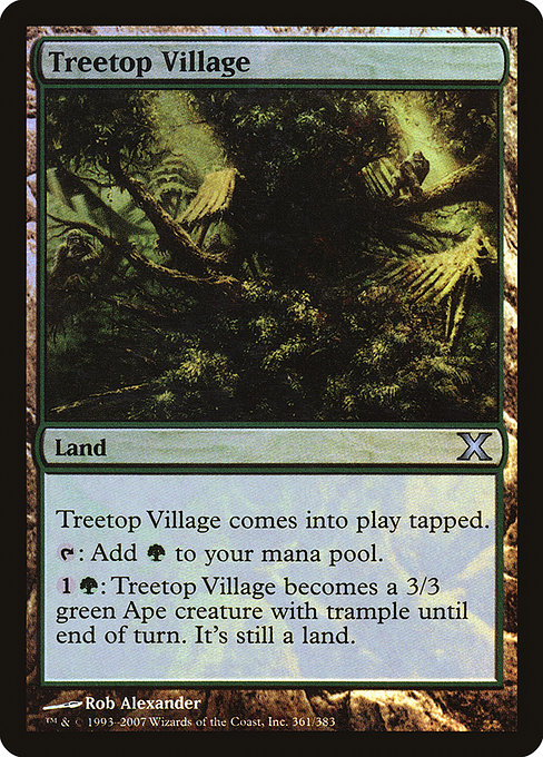 Treetop Village - Tenth Edition Uncommon Card
