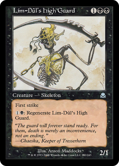 Lim-Dûl's High Guard - Masters Edition II Uncommon Card