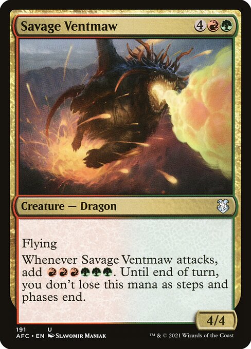 Savage Ventmaw - Forgotten Realms Commander Uncommon Card