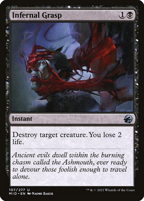 Infernal Grasp - Innistrad: Midnight Hunt Uncommon Card