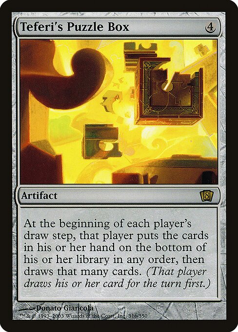 Teferi's Puzzle Box - Eighth Edition Rare Card