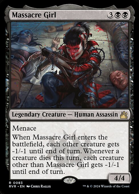 Massacre Girl - Ravnica Remastered Rare Card