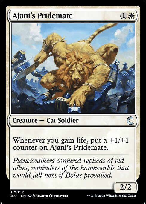 Ajani's Pridemate - Ravnica: Clue Edition Uncommon Card