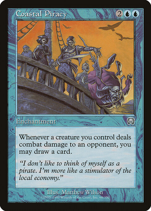 Coastal Piracy - Mercadian Masques Uncommon Card