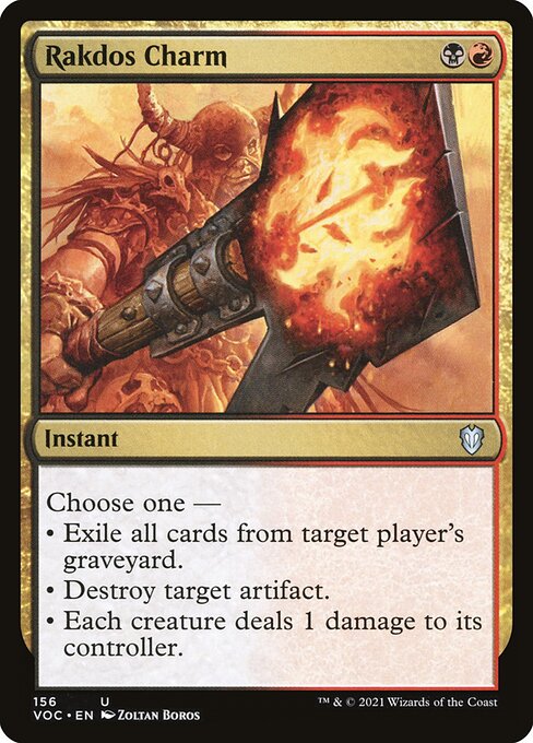 Rakdos Charm - Crimson Vow Commander Uncommon Card