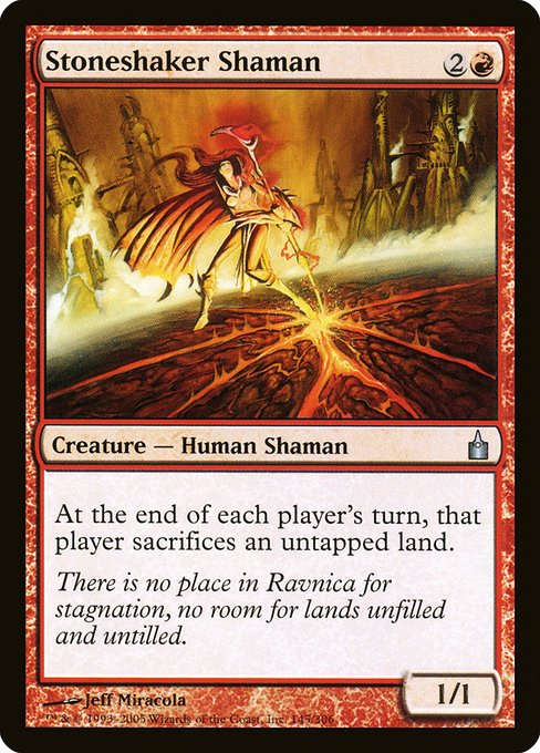 Stoneshaker Shaman - Ravnica: City of Guilds Uncommon Card