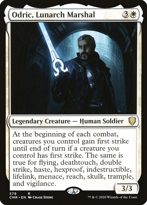 Odric, Lunarch Marshal - Commander Legends Rare Card