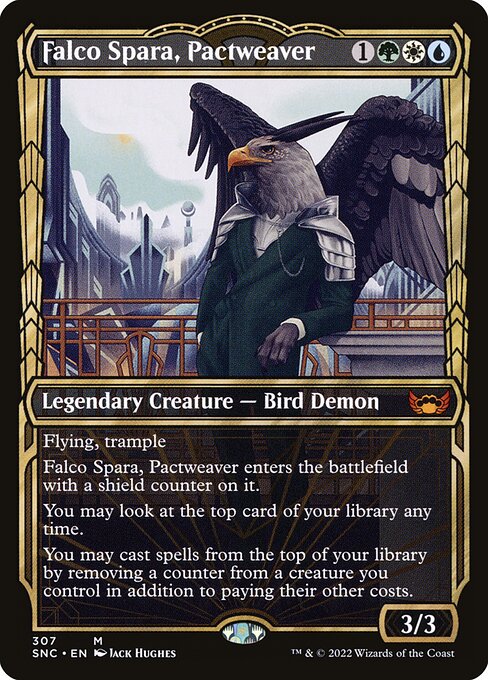 Falco Spara, Pactweaver - Streets of New Capenna Mythic Card