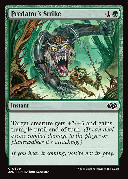 Predator's Strike - Foundations Jumpstart Common Card