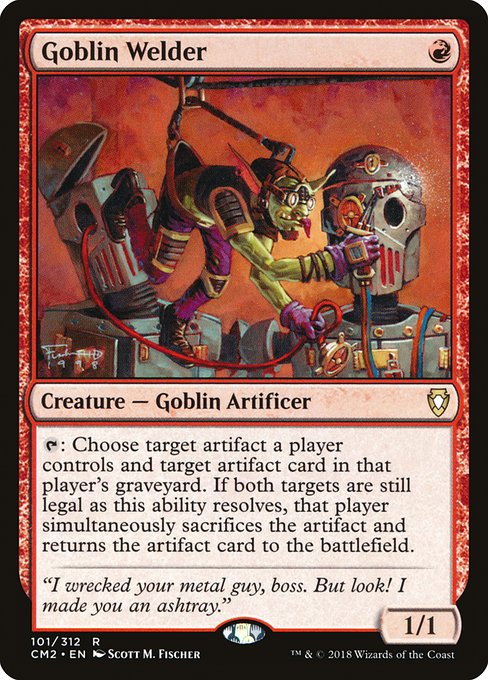 Goblin Welder - Commander Anthology Volume II Rare Card