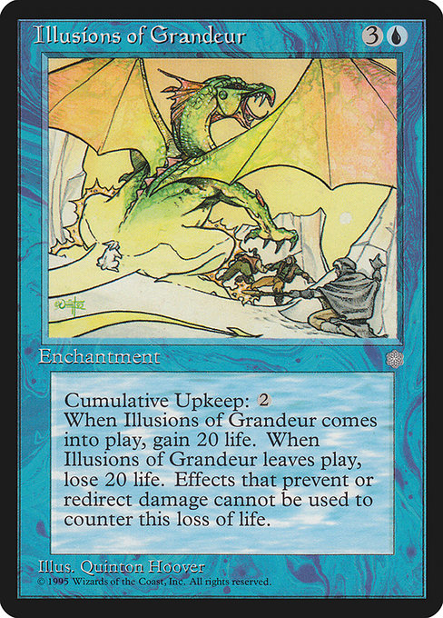 Illusions of Grandeur - Ice Age Rare Card