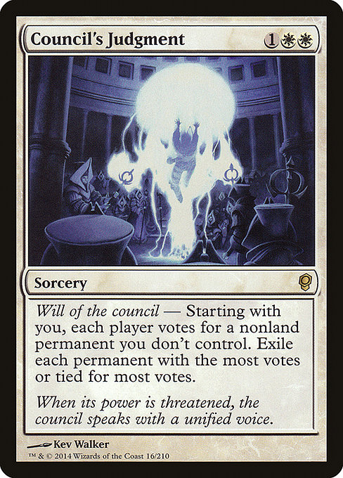 Council's Judgment - Conspiracy Rare Card