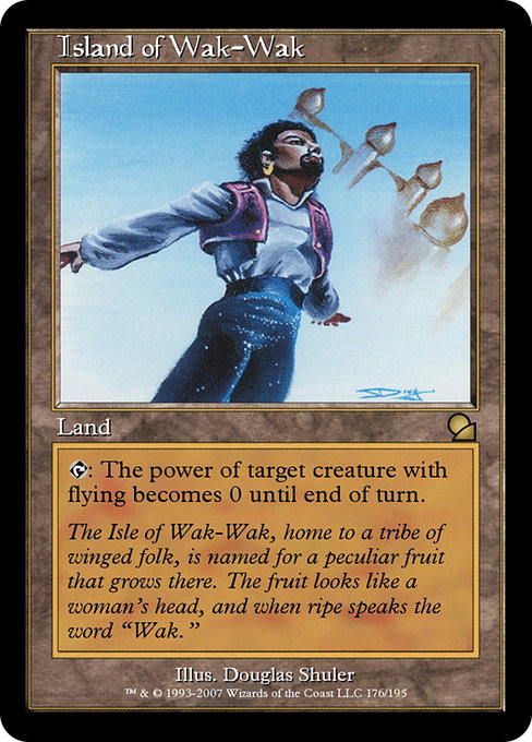 Island of Wak-Wak - Masters Edition Rare Card