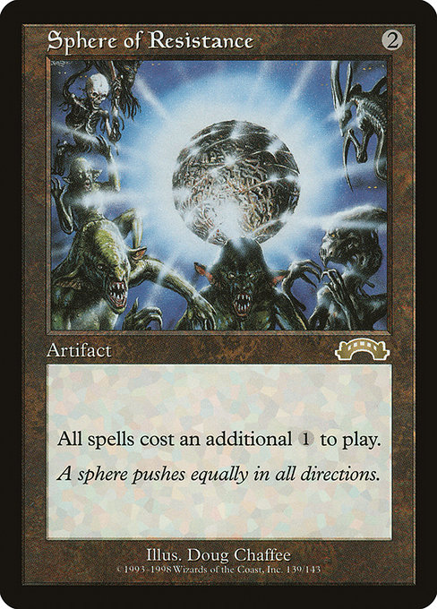 Sphere of Resistance - Exodus Rare Card