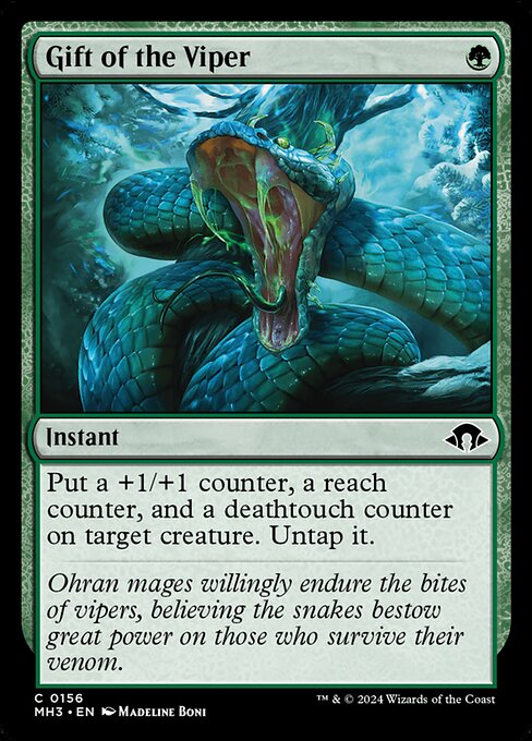 Gift of the Viper - Modern Horizons 3 Common Card