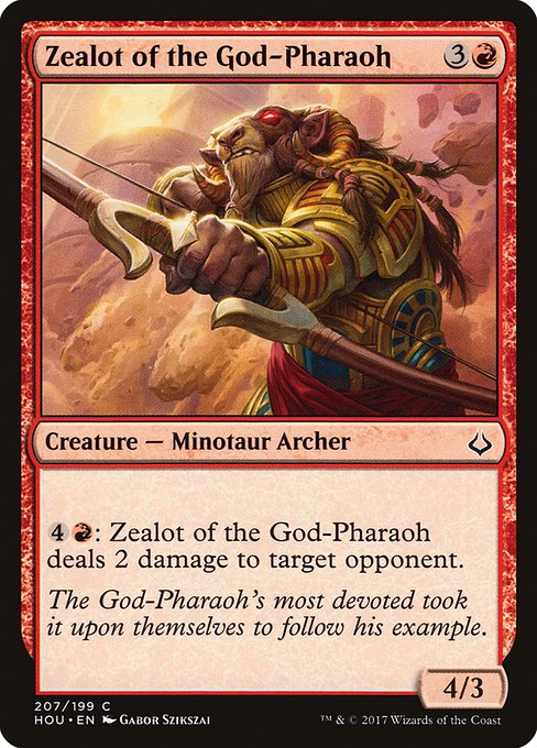 Zealot of the God-Pharaoh - Hour of Devastation Common Card