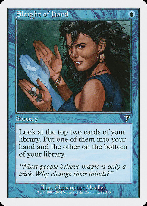 Sleight of Hand - Seventh Edition Common Card