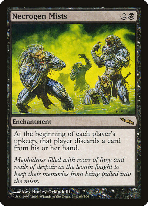 Necrogen Mists - Mirrodin Rare Card