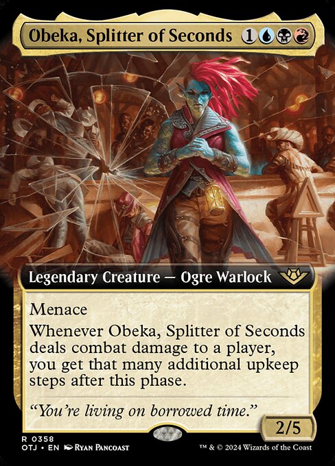 Obeka, Splitter of Seconds - Outlaws of Thunder Junction Rare Card