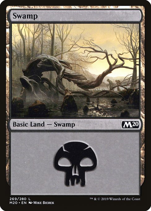 Swamp - Core Set 2020 Common Card
