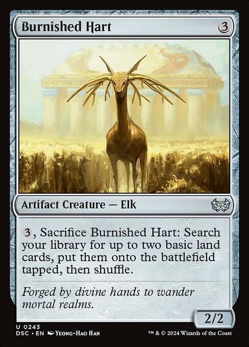 Burnished Hart - Duskmourn: House of Horror Commander Uncommon Card
