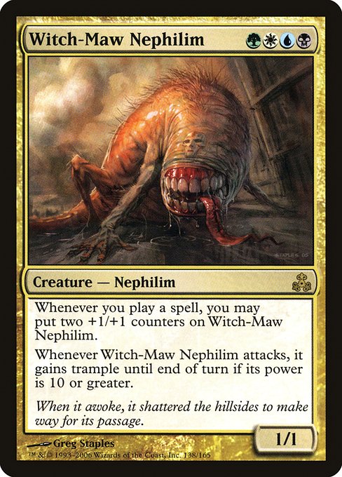Witch-Maw Nephilim - Guildpact Rare Card