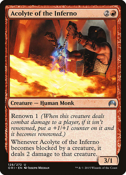 Acolyte of the Inferno - Magic Origins Uncommon Card