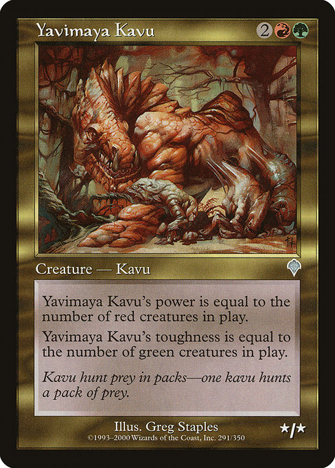 Yavimaya Kavu - Invasion Uncommon Card