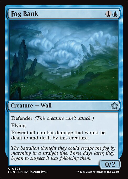 Fog Bank - Foundations Uncommon Card