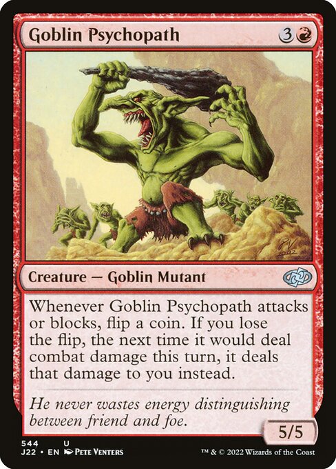 Goblin Psychopath - Jumpstart 2022 Uncommon Card