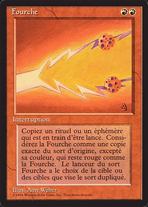 Fork - Foreign Black Border Rare Card