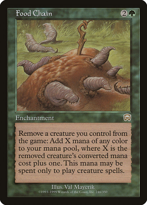 Food Chain - Mercadian Masques Rare Card