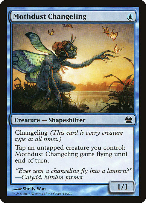 Mothdust Changeling - Modern Masters Common Card