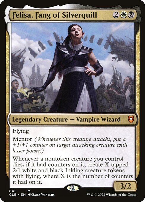Felisa, Fang of Silverquill - Commander Legends: Battle for Baldur's Gate Mythic Card