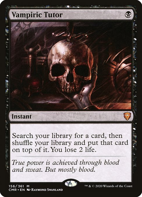 Vampiric Tutor - Commander Legends Mythic Card