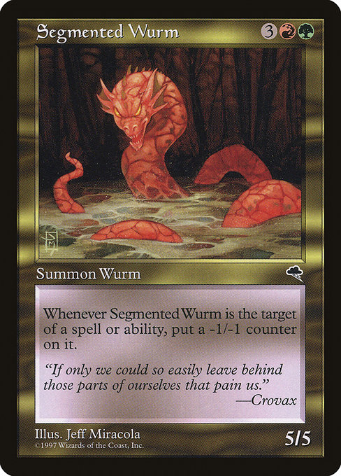 Segmented Wurm - Tempest Uncommon Card