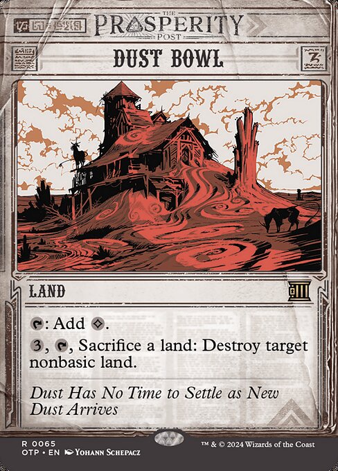 Dust Bowl - Breaking News Rare Card