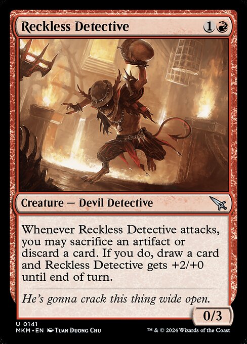 Reckless Detective - Murders at Karlov Manor Uncommon Card