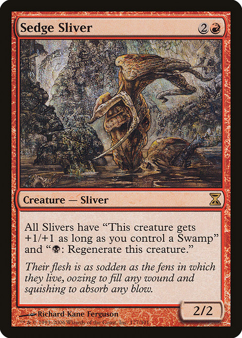 Sedge Sliver - Time Spiral Rare Card