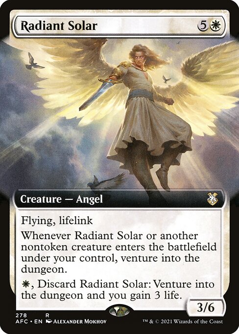 Radiant Solar - Forgotten Realms Commander Rare Card