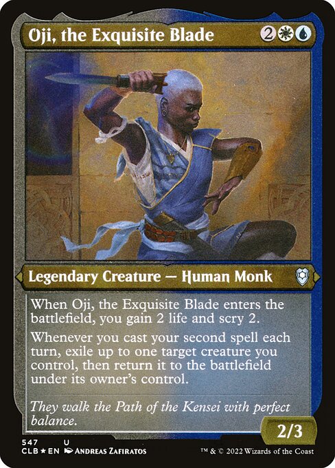 Oji, the Exquisite Blade - Commander Legends: Battle for Baldur's Gate Uncommon Card