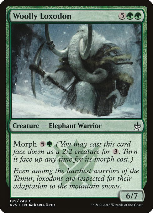 Woolly Loxodon - Masters 25 Common Card