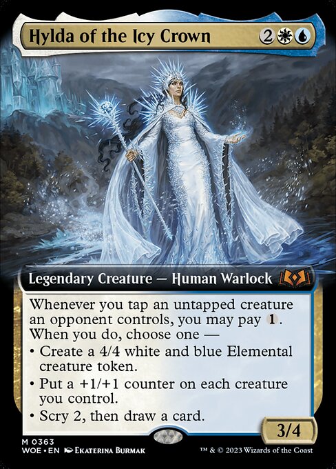 Hylda of the Icy Crown - Wilds of Eldraine Mythic Card